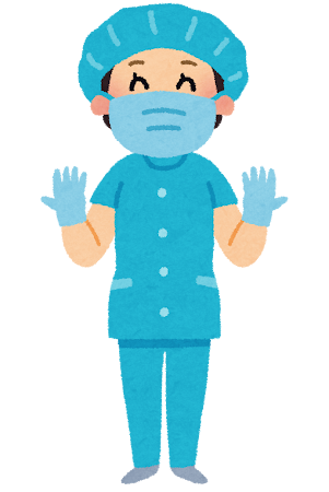 手術室の看護師さんのイメージ(イラスト)